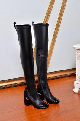 CHANEL Knee-high boots Lined with fur Women--037